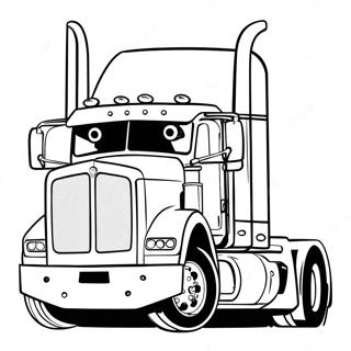 Peterbilt Coloring Pages