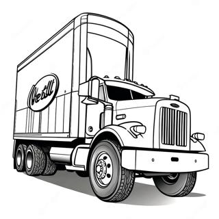 Peterbilt Truck Coloring Page 125926-59762