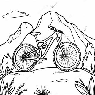 Mountain Bike Coloring Pages