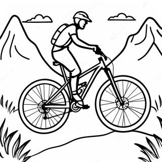 Mountain Bike Coloring Page 125952-59782