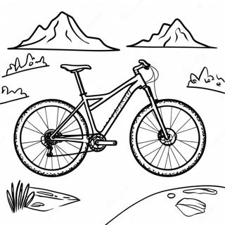 Mountain Bike Coloring Page 125952-59783