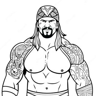 Wwe Coloring Page 126003-59824