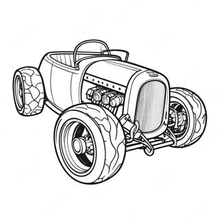 Bone Shaker Hot Wheels Coloring Pages