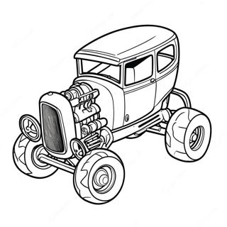 Bone Shaker Hot Wheels Racing Coloring Page 126033 59858