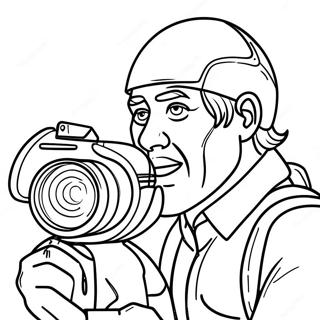 Titan Cameraman Coloring Page 126055-59863