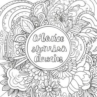 Creative Spanish Phrases Coloring Page 126083 59889