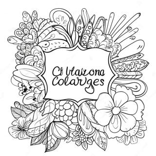 Creative Spanish Phrases Coloring Page 126083 59890