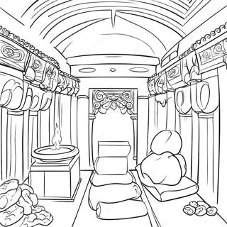 Ancient Beis Hamikdash Coloring Page 126108-59907