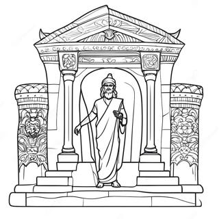 Ancient Beis Hamikdash Coloring Page 126108-59908