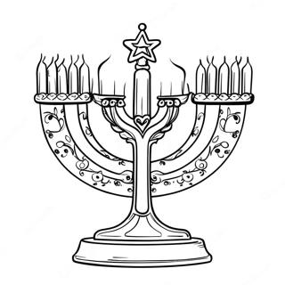 Beis Hamikdash With Golden Menorah Coloring Page 126109-59912