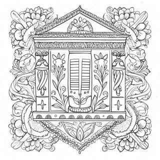 Detailed Beis Hamikdash Coloring Page 126111 59920