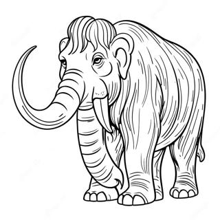 Woolly Mammoth Coloring Page 126185-59962