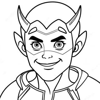 Beast Boy Coloring Pages