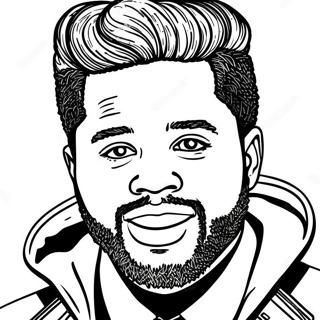 The Weeknd Coloring Pages