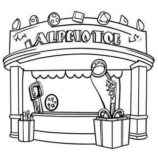 Movie Theater Coloring Pages