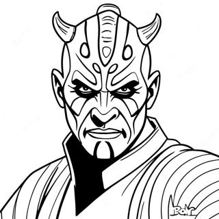 Darth Maul Coloring Pages