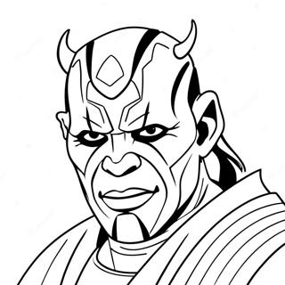 Darth Maul Coloring Page 126520-60222