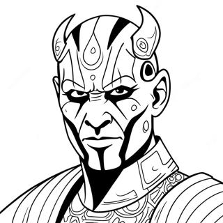 Darth Maul Coloring Page 126520-60224