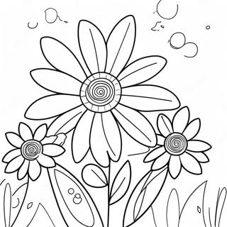 Summer Flowers Coloring Page 126546-60242