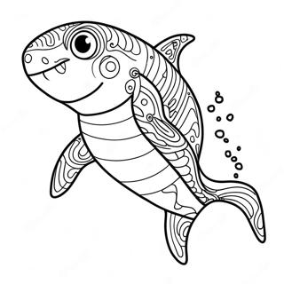 Shark Boy Coloring Pages