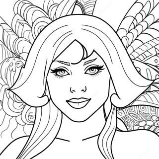 Lady Gaga Coloring Pages