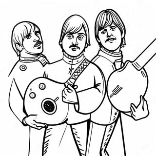 Beatles Coloring Pages