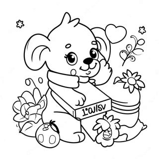 Baby Shower Abc Coloring Pages