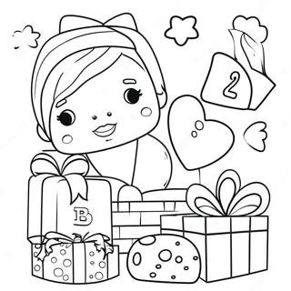 Whimsical Baby Shower Abc Blocks Coloring Page 126757 60419