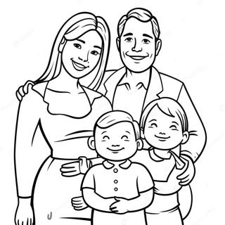 Happy Family Together Coloring Page 126780-60425