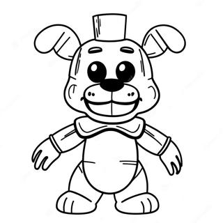 Scary Puppet Fnaf Coloring Page 126809-60459