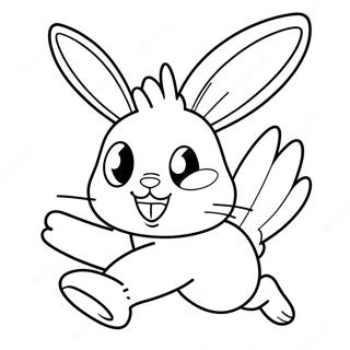 Scorbunny Running Fast Coloring Page 126861 60497