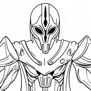 Menacing General Grievous Coloring Page 126937-60553