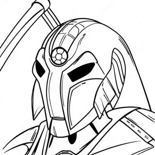 General Grievous In Starfighter Coloring Page 126938-60559