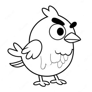 Bomb The Black Bird Angry Birds Coloring Page 126963 60573