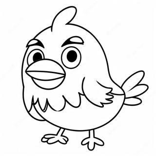 Stella The Pink Bird Angry Birds Coloring Page 126964-60578