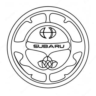 Subaru Logo Coloring Page 126985-60583