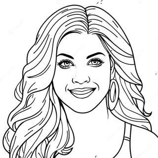 Shakira Coloring Pages