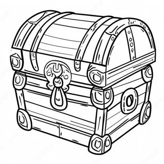 Ancient Treasure Chest Coloring Page 127142-60716
