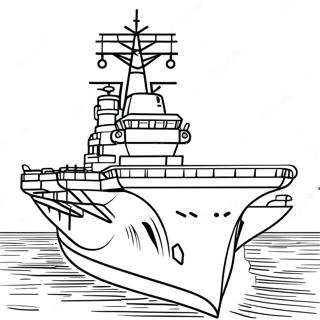 Aircraft Carrier Coloring Page 127191-60741