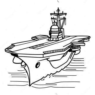 Navy Aircraft Carrier Coloring Page 127193 60752