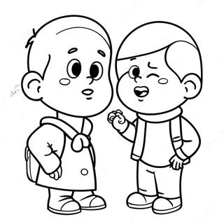 Anti Bullying Coloring Page 127216-60764