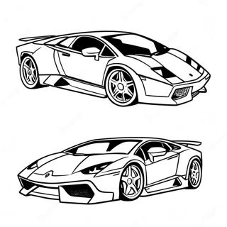 Classic Lamborghini Hot Wheels Coloring Page 127324-60860