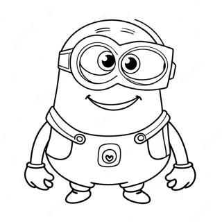 Purple Minion Coloring Page 127371-60882