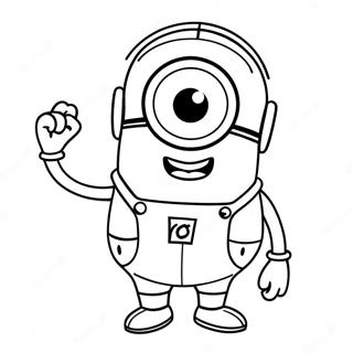 Purple Minion Coloring Page 127371-60883