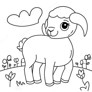 Lamb Coloring Pages