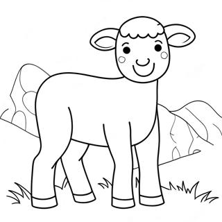 Lamb Coloring Page 127526-61003