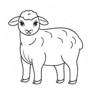 Lamb Coloring Page 127526-61129