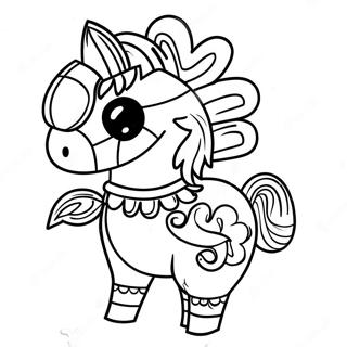 Festive Pinata Coloring Page 127581 61184