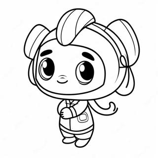 Ni Hao Kai Lan Coloring Pages