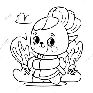 Ni Hao Kai Lan Coloring Page 127629-61082